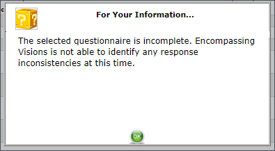 Message_non finished questionnaire on validation check