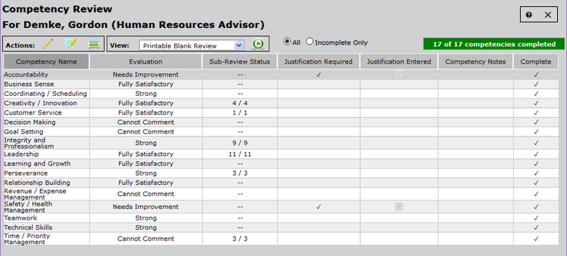 Supervisor review