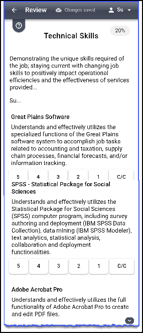 Mobile app_Skill Evaluation