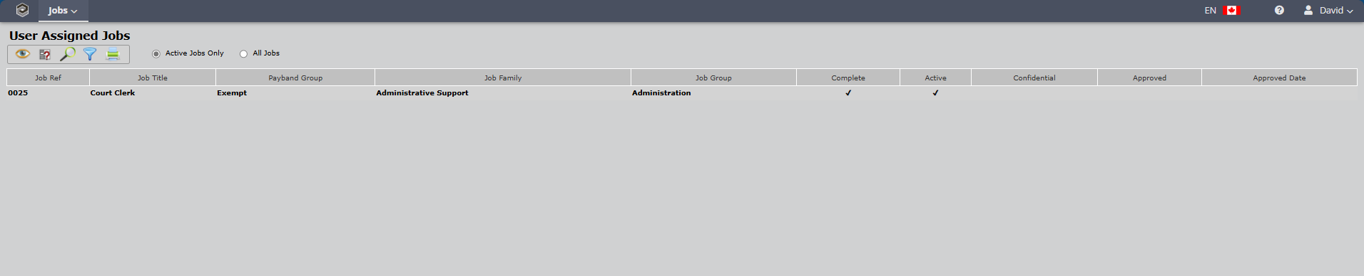 Userscreen