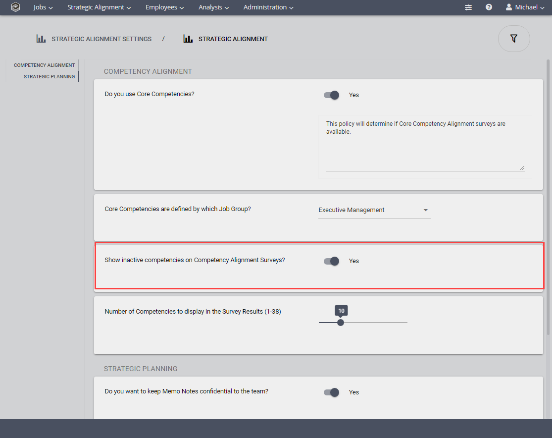 competency alignment survey