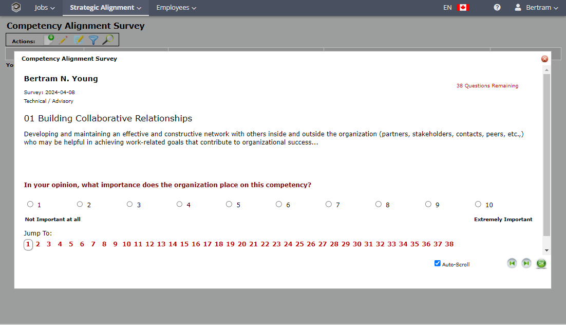 profile for a competency alignment survey2