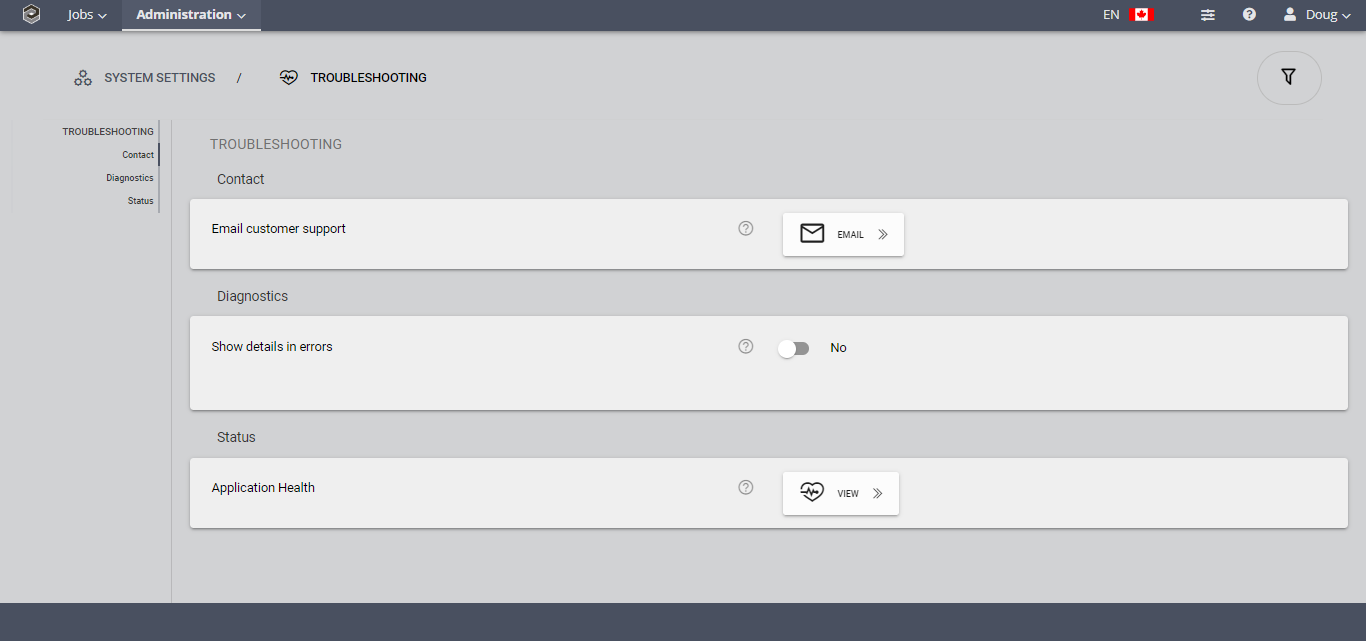 System Settings_Troubleshooting