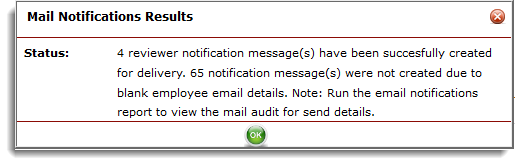 Mail notification results_status